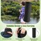 Memory Foam Outdoor Camping Mat Foldable Sleeping Pad with Waterproof Plush Cover and Carry Strap